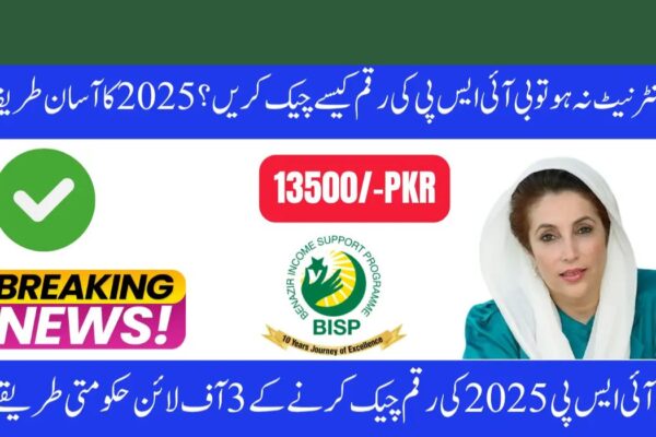 Benazir 8171 Payment Tracking 2025: How to Check BISP Status Without Internet Access